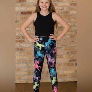Justice girls youth leggings 
Size 22+ plus